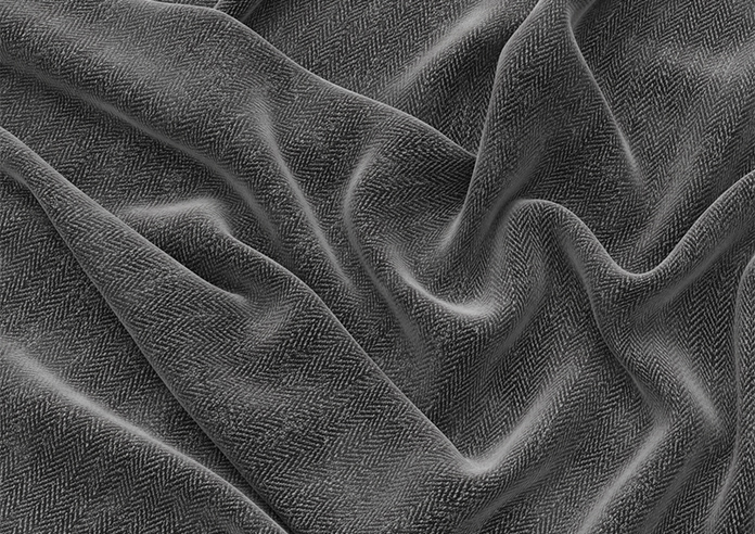 Darwin, Charcoal - Roman Blind - Image 4